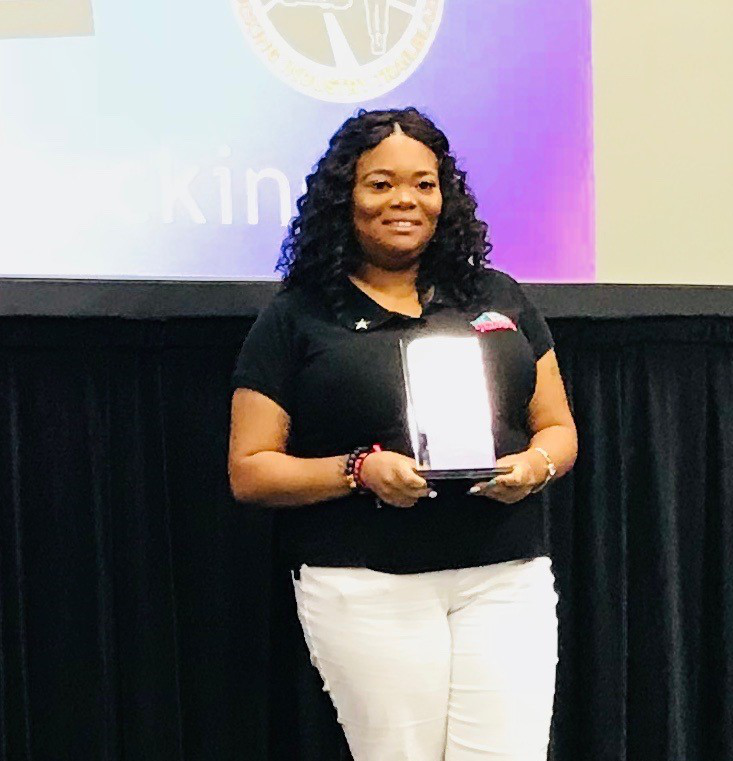 Driver Sharae Moore is also the founder of the S.H.E. Trucking network, built around her successful apparel brand and a Facebook group with nearly 4,000 diverse individuals most women truck drivers know as the “S.H.E. Trucking Sisterhood” page. Moore was recognized for “excellence in diversity and inclusion.” RWIT says she works hard to provide educational materials for women truck drivers and has recently launched an exclusive membership on the S.H.E. Trucking website.