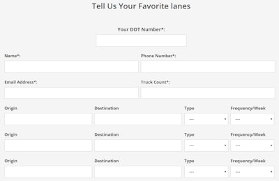 If the system is working as intended, lane-preference information then guides what brokers utilizing the system see when they’re looking to move a particular load along a particular lane. The illustrated module above for carrier input is available via the Cargo Chief carrier page on its website.