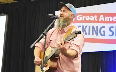 Jason Henley played an original, “Nebraska Drop N Hook.”
