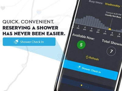 The Love’s Connect mobile app now shows historic shower data for each Love’s location to help drivers better plan when to stop for a shower.
