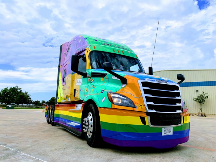 Ride with Pride With changing times, LGBTQ truckers move more