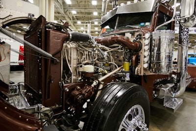 Third place: Jake Lindamood’s 2007 Peterbilt 379.