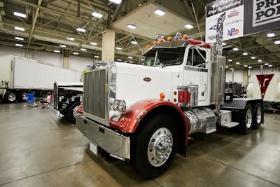 Third place: “Wade’s Pride and Joy” is a 1975 Peterbilt 359 owned by Wade Wardlaw out of Woodville, Texas.