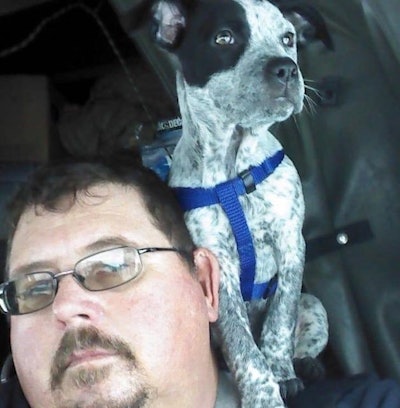 Blue is back home and doing well thanks to local police in Kansas. Monica has dealt with the loss of her husband (53) in a variety of ways, leaning on family and friends as well as her husband’s community of trucking colleagues.