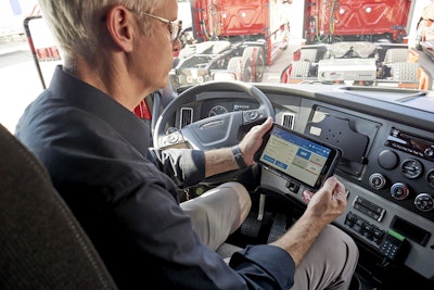 A particular administrative challenge Nussbaum Transportation found with ELDs is that, as reported in August, drivers are in full control of logbook edits under the ELD spec. Operators can both initiate edits and must approve back-office edits before they occur. Concerned that this would create a difficult audit trail, management of Nussbaum decided to create a new policy that requires drivers to notify its safety department beforehand for any changes they plan to make to their logs, Stickling says, to create a record. Since shifting from prior-generation AOBRDs to the Geotab ELD, Nussbaum has seen no decline in productivity, it says. A comparative analysis by the company showed that driver productivity for its ELD fleet averaged two more miles per week versus its AOBRD fleet during the transition. At press time, Nussbaum was on pace to complete its ELD transition by October.