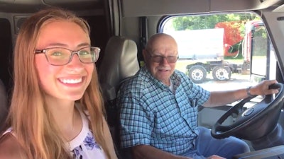 Sara Mears from Appleton, Wisconsin, took first place in Acuity’s Truck Driver Appreciation Week essay and video contest.