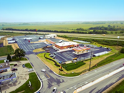 Love’s Travel Stops opened new locations this week in Big Cabin, Oklahoma, and Elkhorn, Wisconsin.