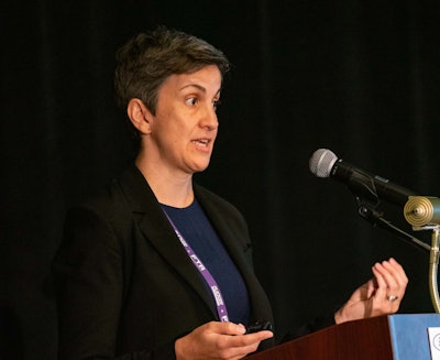 Kirsten Monaco spoke Wednesday at the FTR Conference in Indianapolis.