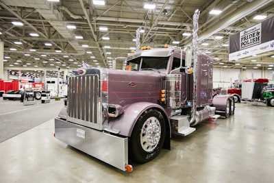 First place: Carencro, Louisiana-based Shane P. Boullion’s 2001 Peterbilt 379, “Rosemary.”