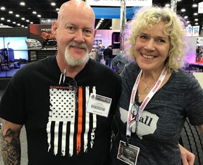 Owner-operator Rice (left) and Bernice King