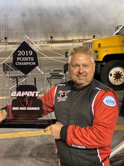 Ricky “Rude” Proffitt claimed his third consecutive Bandit Big Rig Series championship by holding off Mark Noble to win the title by just three points.