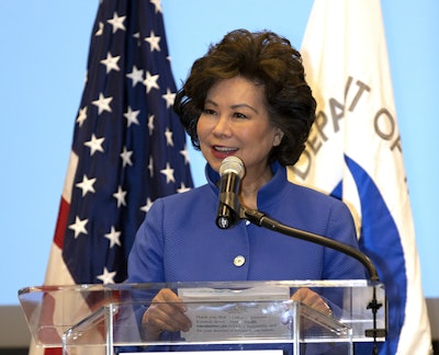 Transportation Secretary Elaine Chao