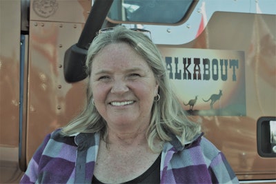 Among drivers honored with this year’s NASTC team is Walkabout Transport independent owner-operator Debbie Desiderato