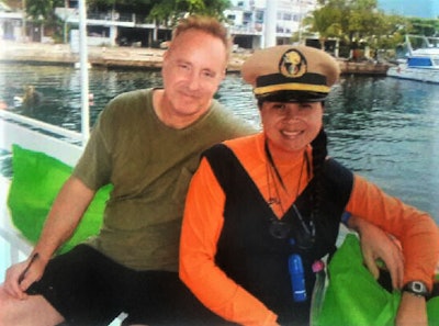 Martin and Carolina Hill use a stepper machine for in-cab workouts on their team hauls. It and similar steppers offer a compact option for relatively high-intensity exercise where getting outside is not an option on the road. You’ll find the devices available via sporting goods stores and online at Target, Walmart, Amazon and others.