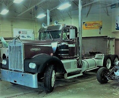 The 1970 KW around the time Herman started work on it about a decade ago.