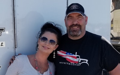 Barker and his wife, Cherie, share interests in organizing benefit events and upcycling furniture and reclaimed wood for her store.