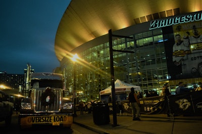 Since its initial loading on Brumbach’s 57th birthday, Nov. 6, the rig, powered by a 455-hp Paccar motor and an automated transmission, has been under the control of three different operators from Wilbanks, including Josh Rice and Josh Garcia, who made the handoff to Stephens in Atlanta the day prior to arrival in Nashville November 21. Stephens will take it the rest of the way to Washington, D.C.