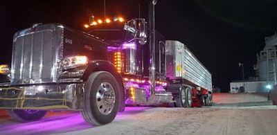 And this Peterbilt out of Brookwood, Ala., toting a dump trailer rounds out the trio as the October winner.