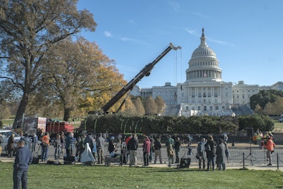Stephens and company arrived this past Monday where this was scene at unload in the nation’s capitol.