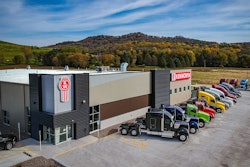 Wisconsin Kenworth has expanded operations by opening this new facility in La Crosse, Wisconsin. The new location, at 4101 Kinney Coulee Road N., serves Western Wisconsin with 25,000 square feet on ten acres, doubling previously existing service and sales capacity. It includes a driver-focused lounge and a Kenworth PremierCare Express drive-through bay that can accommodate a full tractor and trailer for quick diagnostic troubleshooting. Wisconsin Kenworth is a division of CSM Companies, Inc., which operates 18 full-service dealerships located in Michigan, Nebraska, Texas and Wisconsin.