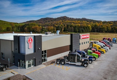 Wisconsin Kenworth has expanded operations by opening this new facility in La Crosse, Wisconsin. The new location, at 4101 Kinney Coulee Road N., serves Western Wisconsin with 25,000 square feet on ten acres, doubling previously existing service and sales capacity. It includes a driver-focused lounge and a Kenworth PremierCare Express drive-through bay that can accommodate a full tractor and trailer for quick diagnostic troubleshooting. Wisconsin Kenworth is a division of CSM Companies, Inc., which operates 18 full-service dealerships located in Michigan, Nebraska, Texas and Wisconsin.