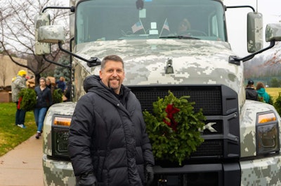 The American Trucking Associations was recognized for its support of Wreaths Across America.