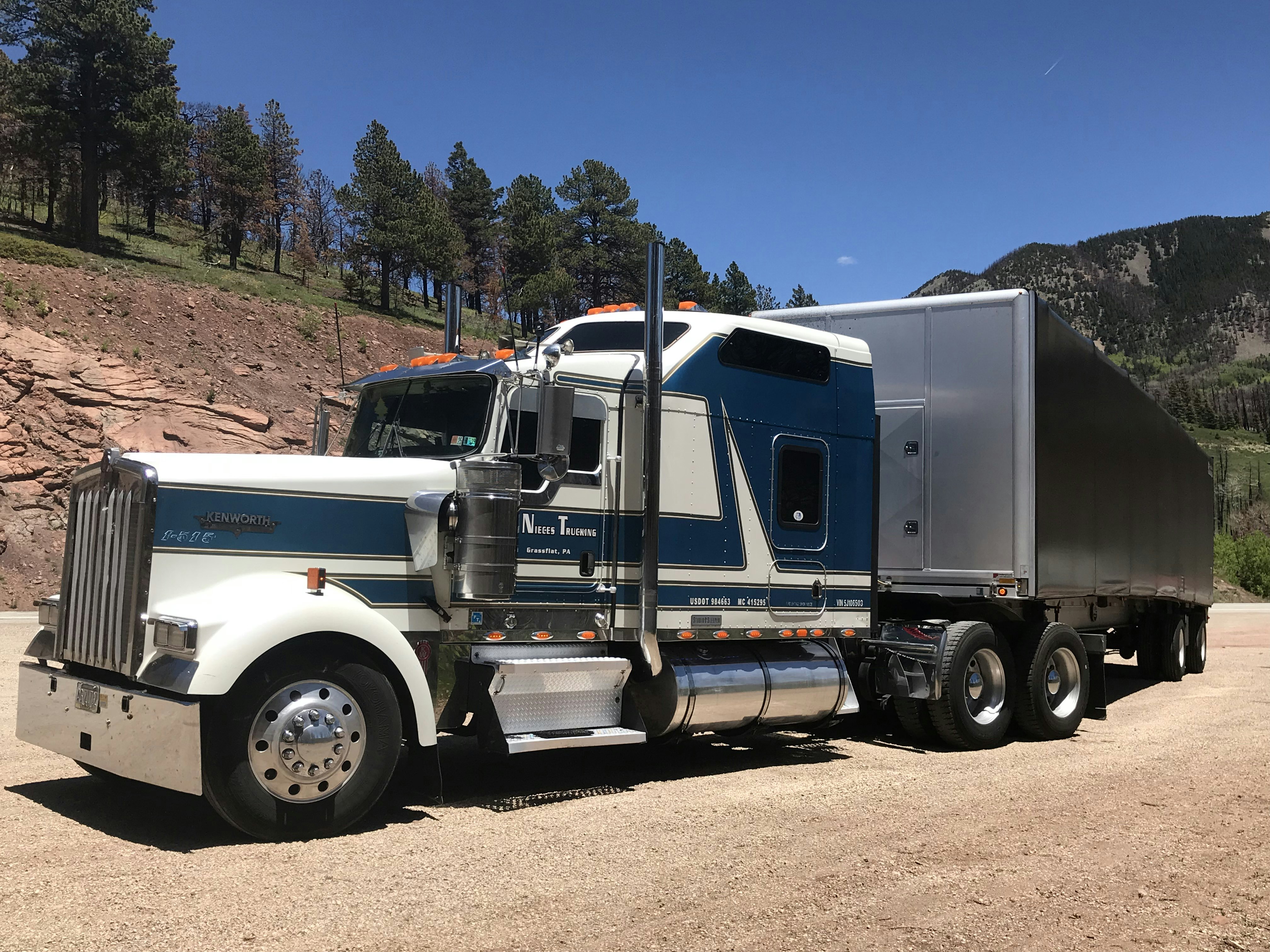 Truckers Don't Go Gray We Turn Chrome: Trucker Log Book for Truck Drivers- 6 X 9 Mileage Log Book Features Date, Odometer, Mileage, Destination. Trucker Gifts for Men