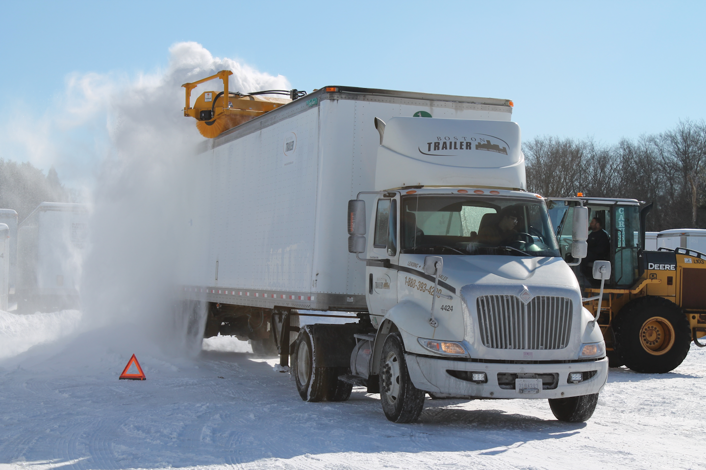 Don T Risk Personal Safety To Avoid Fines For Not Removing Snow Ice From Trailer Roofs Overdrive