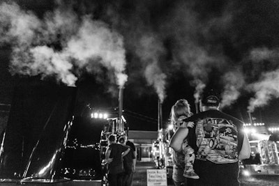 A scene from this year’s Truckers 4 Hop event