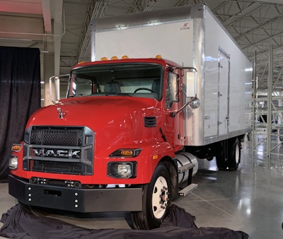 The Mack MD6 has a Gross Vehicle Weight Rating (GVWR) of 25,995 pounds, and the MD7 model has a GVWR of 33,000 pounds. Both are exempt from the 12% Federal Excise Tax (FET).