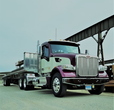 Owner-operator Joe Bielucki’s new 2020 Peterbilt 567