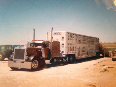 A shot of Reagan’s 1970 Peterbilt 358 during its working years. It was retired in 2004.