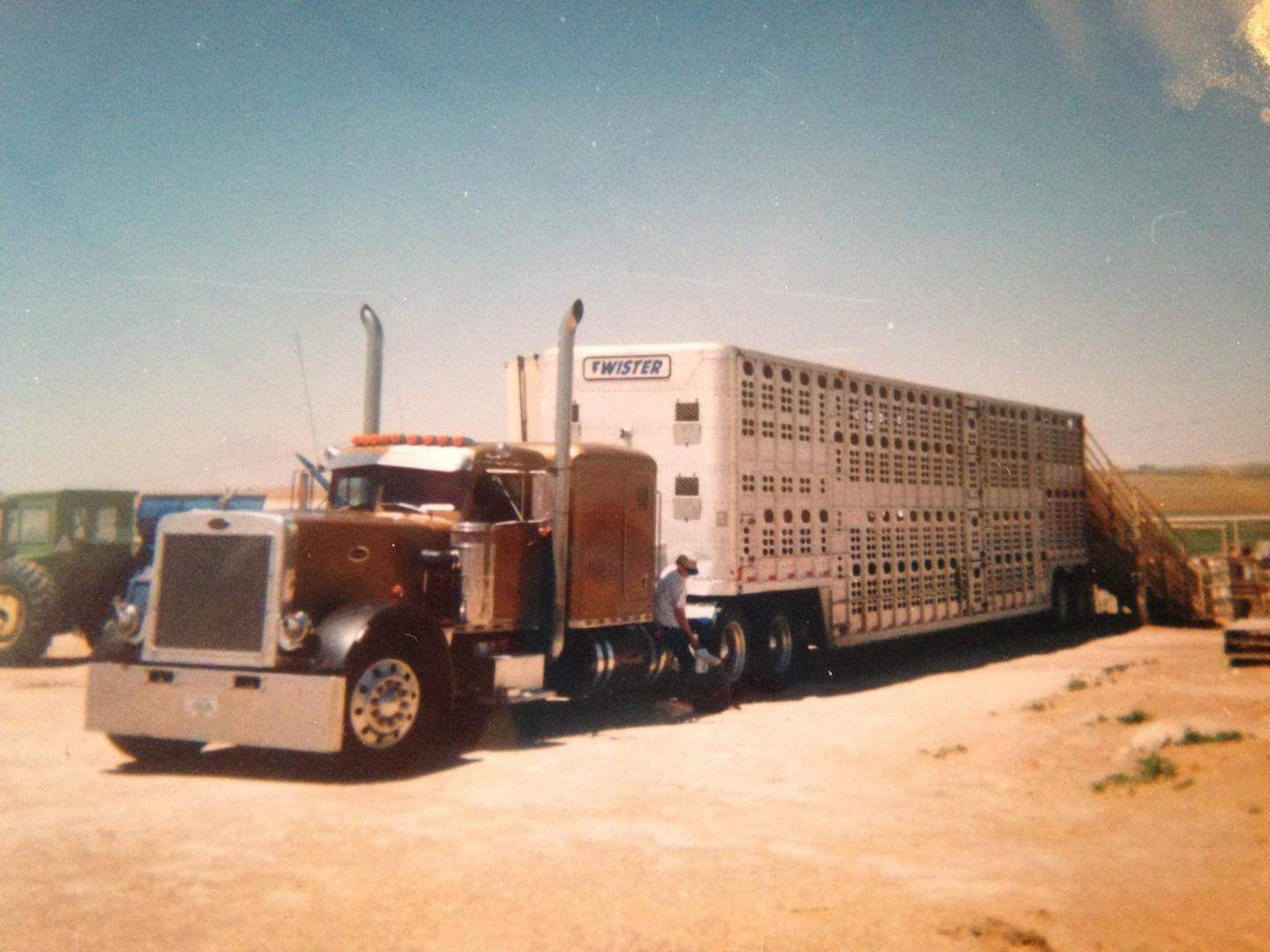 A shot of Reagan’s 1970 Peterbilt 358 during its working years. It was retired in 2004.