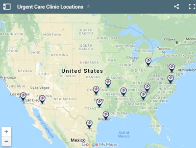 Access more information about the UrgentCareTravel network via this link to the company website showing this the interactive map of its current locations.
