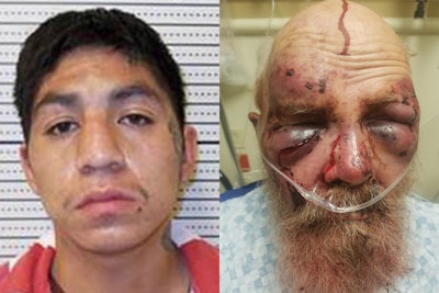 Stormy Adakai, left, and Amos Phillips