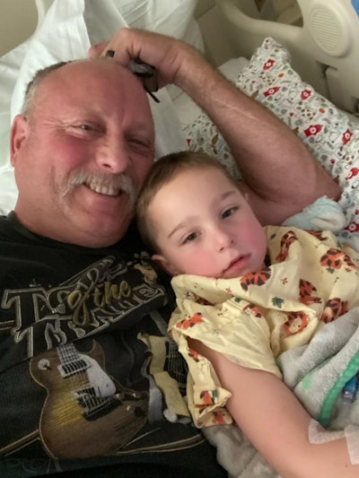 Howard and young Liam