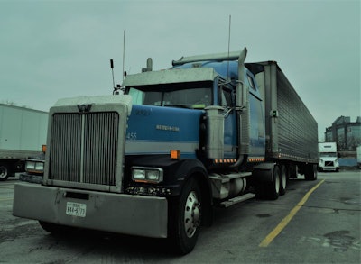 The 2000 Western Star workhorse that undergird’s Goodwin’s business is powered by a Detroit Series 60 and pulls a reefer trailer acquired via a messy bankruptcy of the prior small fleet Goodwin was leased to. The Carrier reefer unit replaced the original in recent times at minimal cost, considering its relatively young age.
