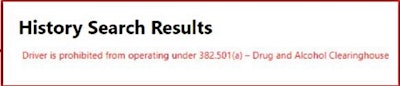 A new inspection bullet from CVSA detailed inspectors’ use of CDLIS and FMCSA’s Query Central, among other systems, to check drivers’ eligibility status.