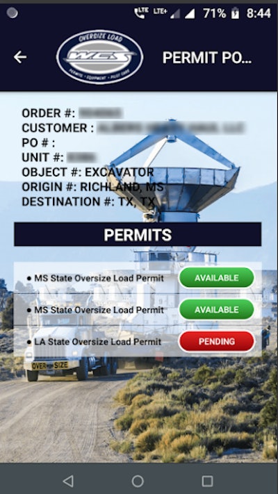 West Coast Permits’ WCS Permit Portal app is used by haulers and anyone in the company needing mobile access to details on trips to improve collaborative efficiency.