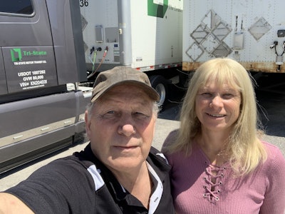 Dale Malm and Donna Wheeler have been hauling AA&E at Tri-State for about six years. Donna has been trucking for 29 years, while Dale transitioned from the business sector shortly before he joined Donna at Tri-State.
