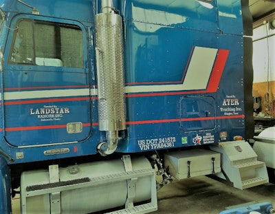 More detail on the main stripe work and lettering, for which “I just wrote an $1,100 check,” he said this morning.