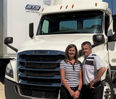 Brian and Karen Sullivan own STS Delivery Services, which has no debt, thanks in part to its model of leasing trucks.