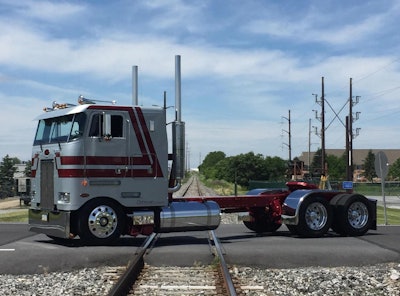 Donovan has taken around three years to rebuild this 1984 Peterbilt 362.