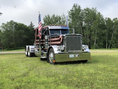 The truck is the only Peterbilt in Bean’s fleet.