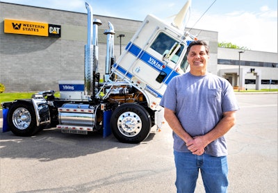 Steve Sprenger and his 1983 KW COE.