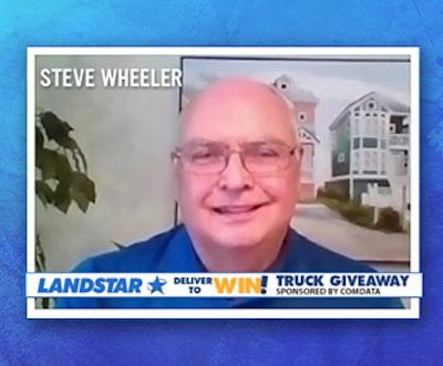 Steve Wheeler won a 2020 Freightliner Cascadia 126 in the 2020 Landstar Deliver to Win Truck Giveaway.