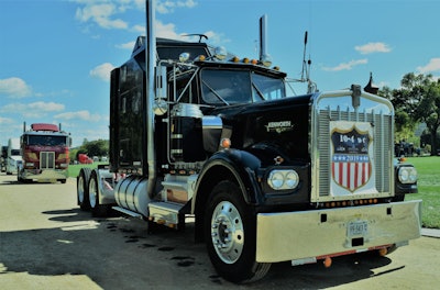 The Caterpillar-powered rig was purchased from an owner who ran a small fleet, among other businesses, and used this as his personal truck.