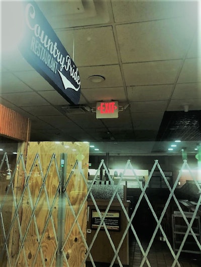 Hutchens’ photo showed the principal sit-down dining option at the TA Antioch in metro Nashville, Tenn., remained closed as of early October. TA-Petro hosts this web page where it offers customers status updates on its restaurants at stops around the country, listing 66 restaurants as closed as of October 21. (Users of the Truck Smart app can find more current status there.) Spokesperson Tina Arundel reported more than a dozen reopenings planned for the near future though also noted “we don’t have a timetable for the reopening of the Country Pride in Antioch. However, we do have a Popeye’s and Burger King that offer meal options to our guests” there.