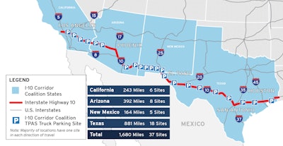 The I-10 Corridor Coalition is asking truck drivers to take a survey about parking issues along I-10 in California, Arizona, New Mexico and Texas.