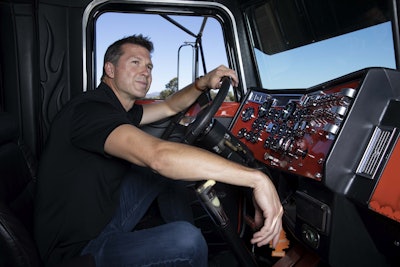 James Davis spends most of his time managing JDT Trucking, but occasionally gets out to run a load.